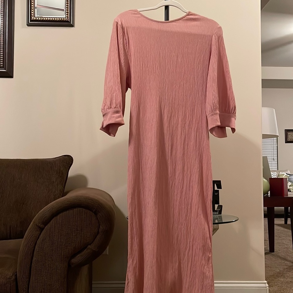 Coral Maxi Stretch Dress
